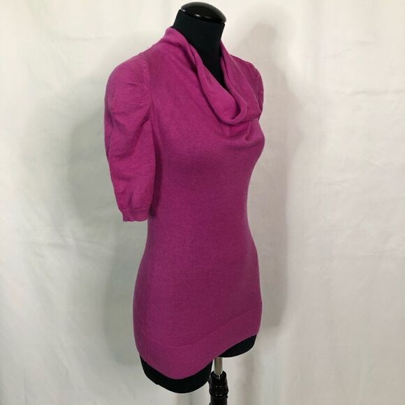 Banana Republic Pink Cowl Neck Wool Sweater - Women’s XS - Picture 3 of 4
